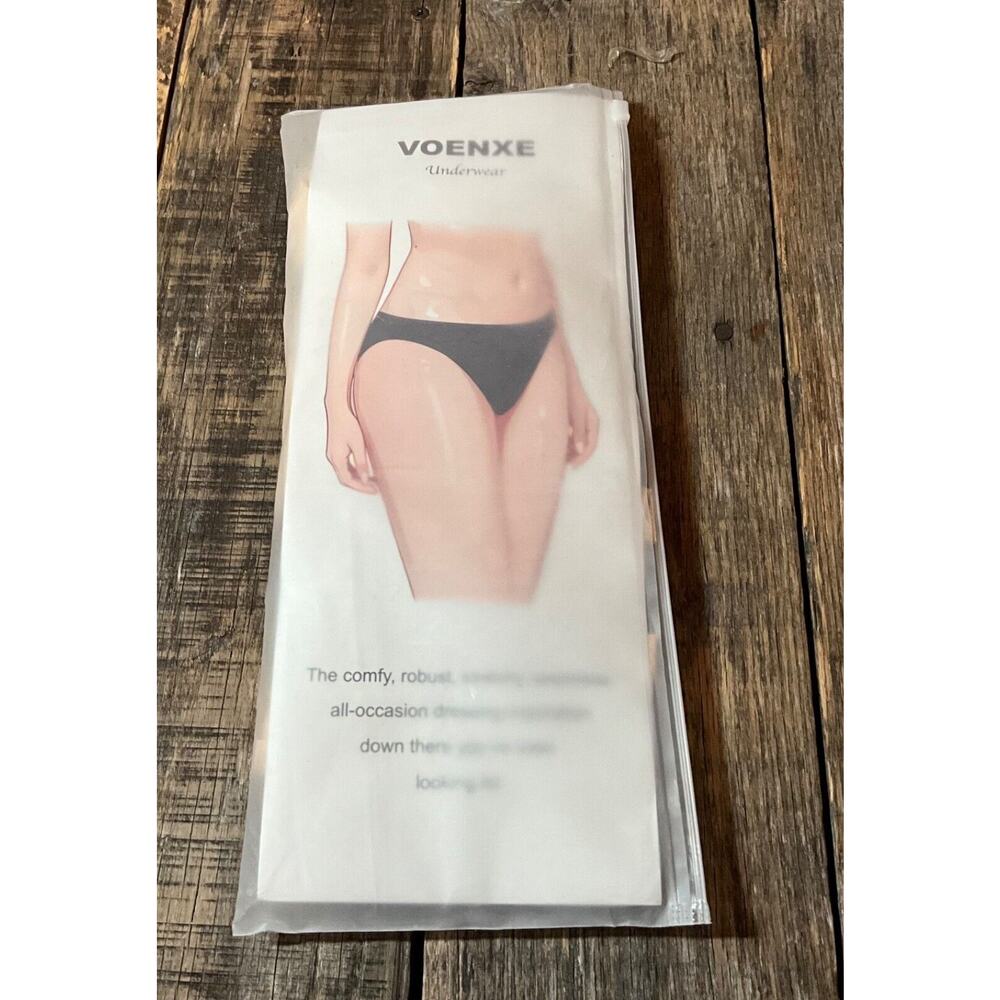 NEW VOENXE Women Bikini Underwear, 5 Pack Breathable Ladies Panties Size Med